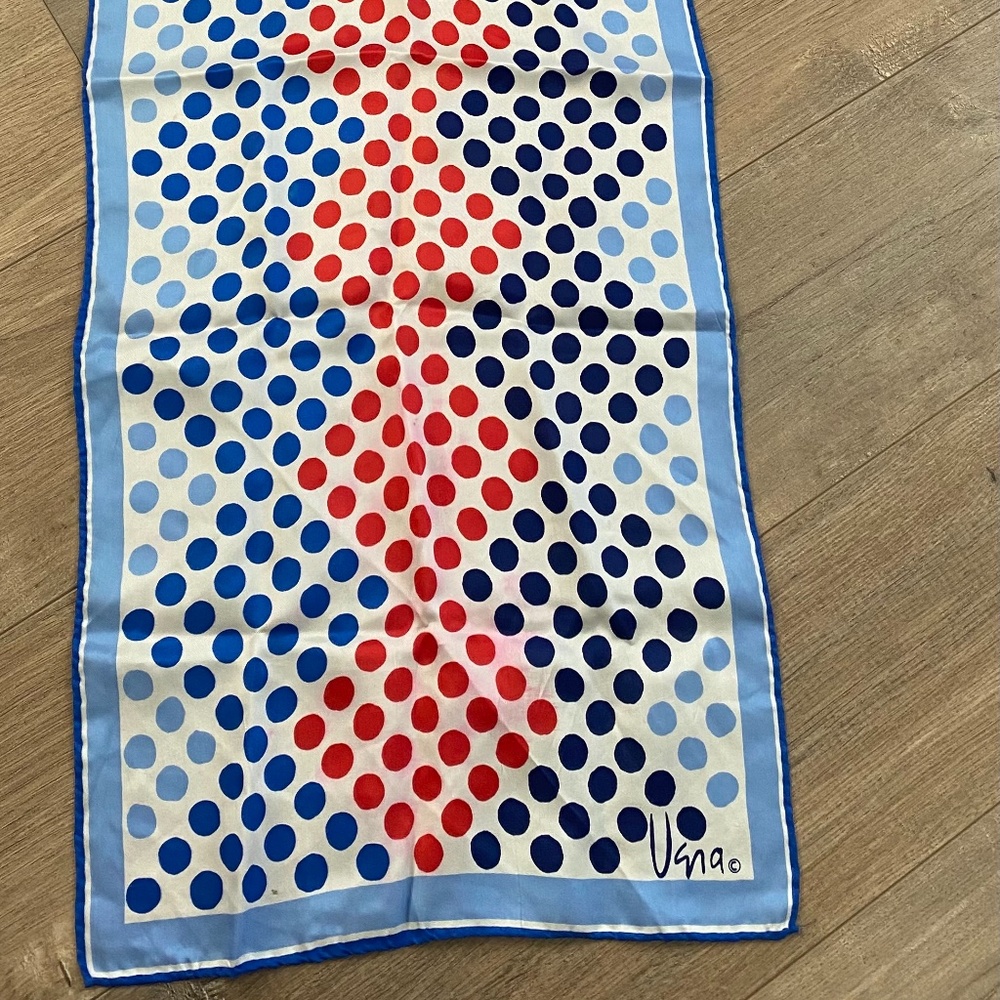 Vintage Vera Neumann silk head wrap scarf